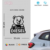Diesel Sticker for Fuel Tank | Durable Automotive Decal